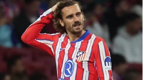 Đã đến lúc  Atletico đẩy Antoine Griezmann lên ghế dự bị